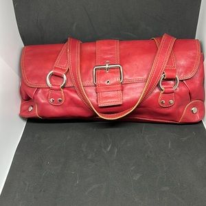 Red Kenneth Cole handbag
